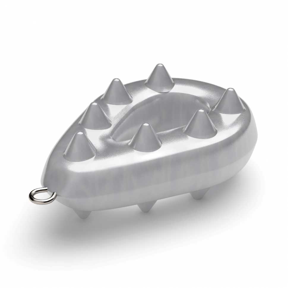 Купить Рыболовное грузило «Капля-рамка с шипами» ухо (130 г)